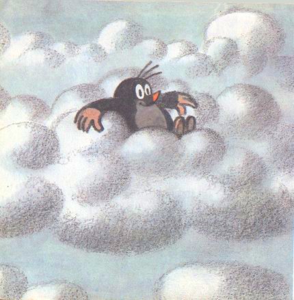 Крот летит на облачке